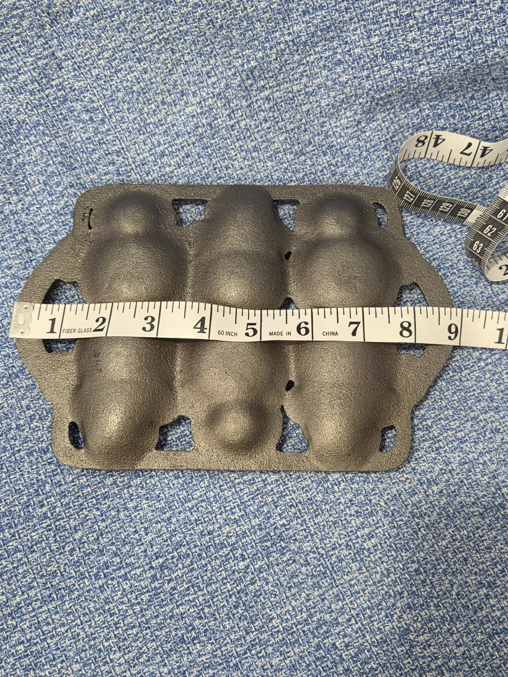 Vintage Black Cast Iron Baking Mold Or Decor